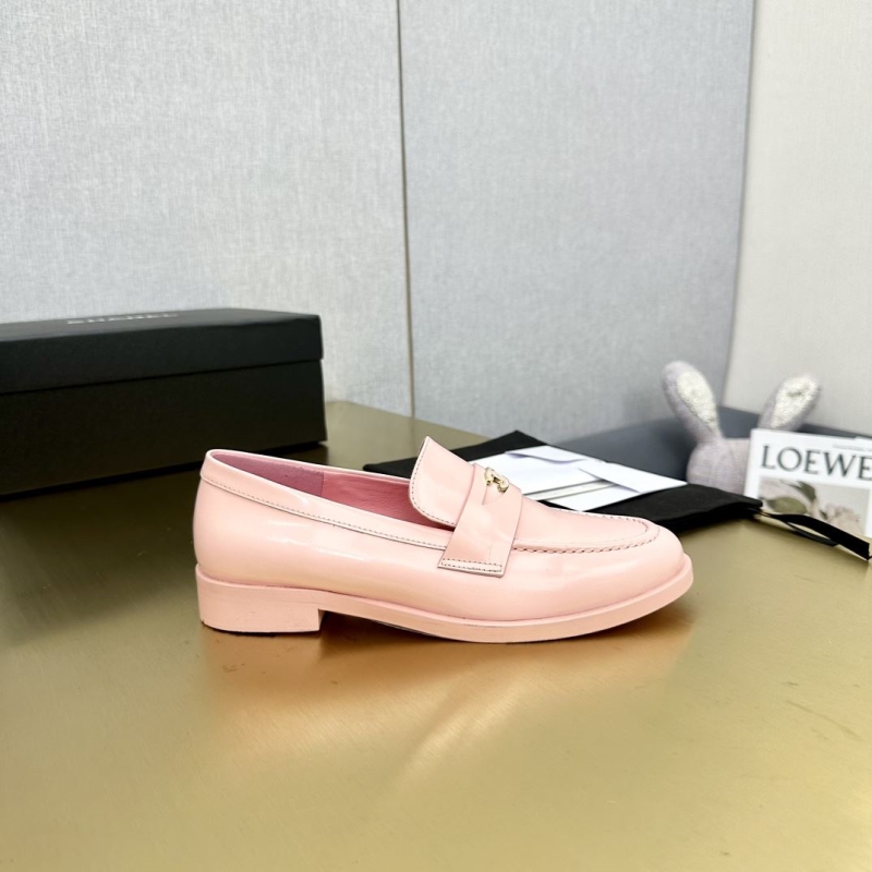Ch*el leather shoes